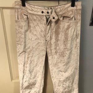 Velvet Skinny Pants